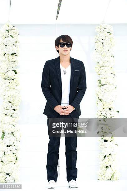 Rain attends the Jang Dong-Gun and Go So-Young Wedding at the Shilla Hotel on May 2, 2010 in Seoul, South Korea.