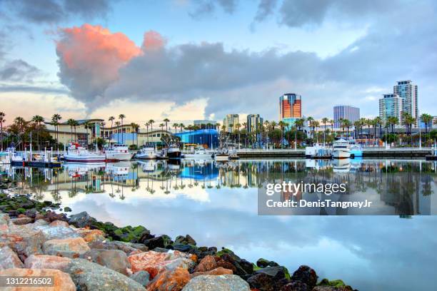 long beach - long beach californië stockfoto's en -beelden