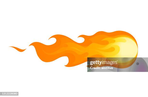 ilustraciones, imágenes clip art, dibujos animados e iconos de stock de bola de fuego - llama de fuego