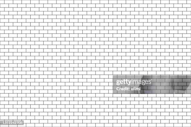 seamless pattern - brick wall close up stock illustrations