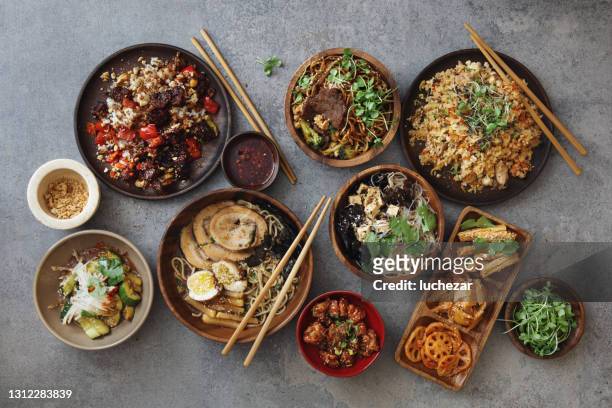 chinese dishes - kung pao stock pictures, royalty-free photos & images