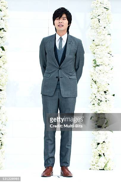 Hyun Bin attends the Jang Dong-Gun and Go So-Young Wedding at the Shilla Hotel on May 2, 2010 in Seoul, South Korea.