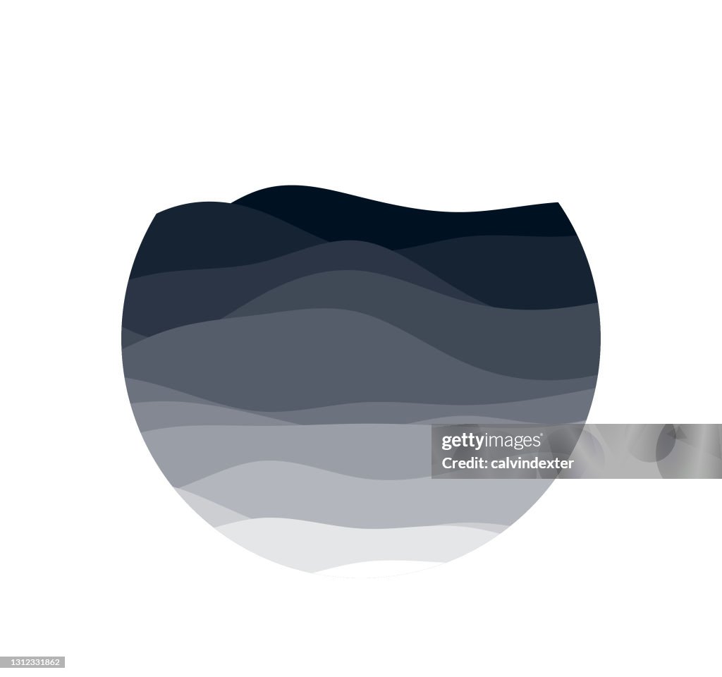 Smooth Rounded Shapes Round Shape With Smooth Waves High-Res Vector Graphic - Getty Images