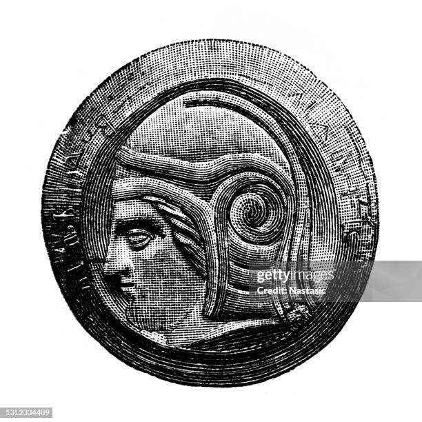 king nebuchadnezzar seal - nebuchadnezzar i stock illustrations
