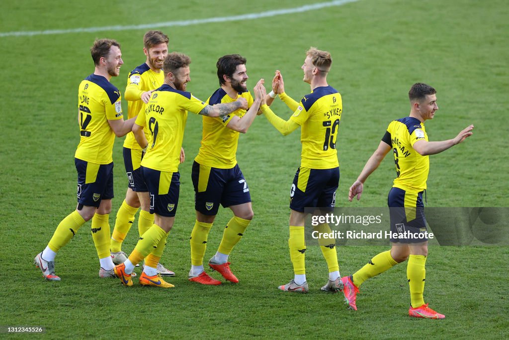 Oxford United v Shrewsbury Town - Sky Bet League One