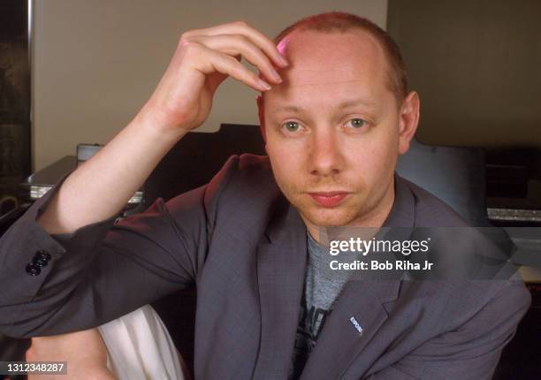 Singer Joe Jackson photo session, June 26, 1986 in Los Angeles, California. "n"n