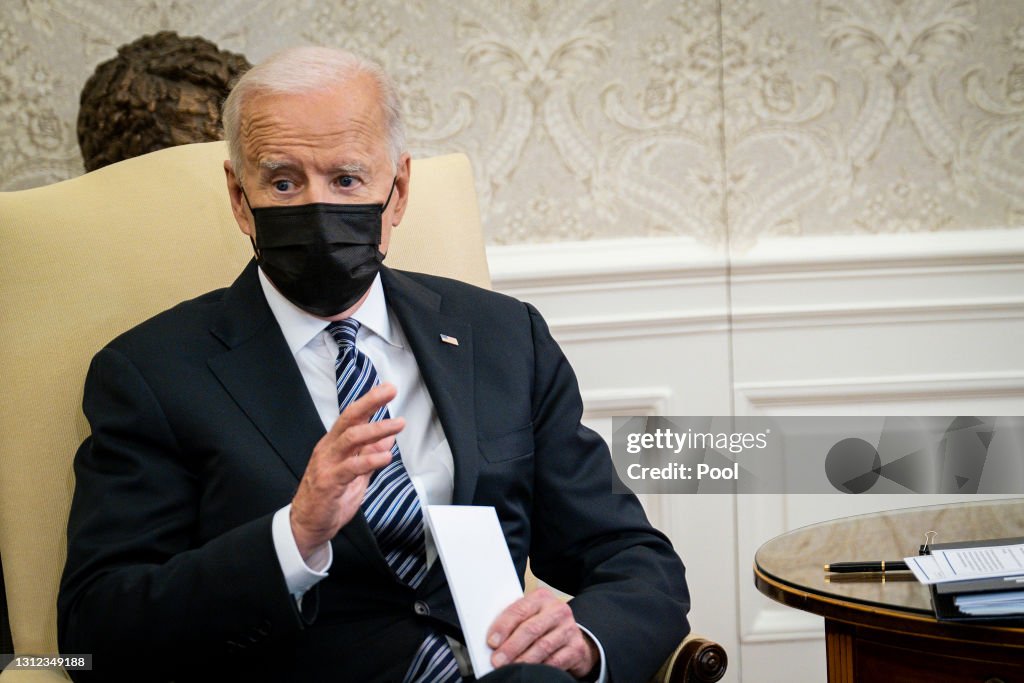 President Biden And Vice President Harris Meet With Congressional Black Caucus Members