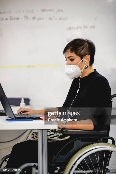 Face Mask Disability 110 Disability Inclusion Workplace Mask Stock Photos, High-Res Pictures ...