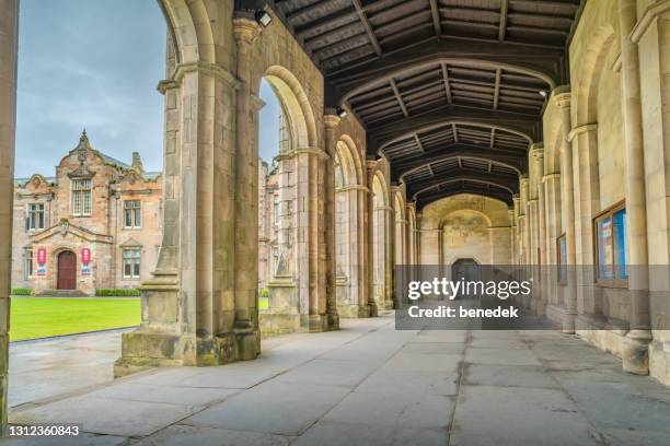 university of st andrews scotland - st andrews scotland stock pictures, royalty-free photos & images