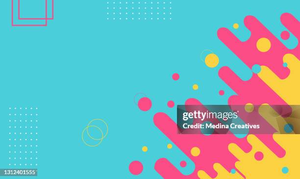 abstract geometric shape background - text effect stock illustrations