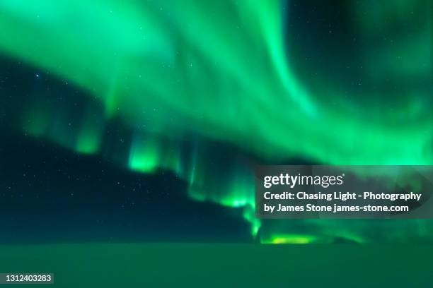 aurora from the air - aurora australis australia stock pictures, royalty-free photos & images