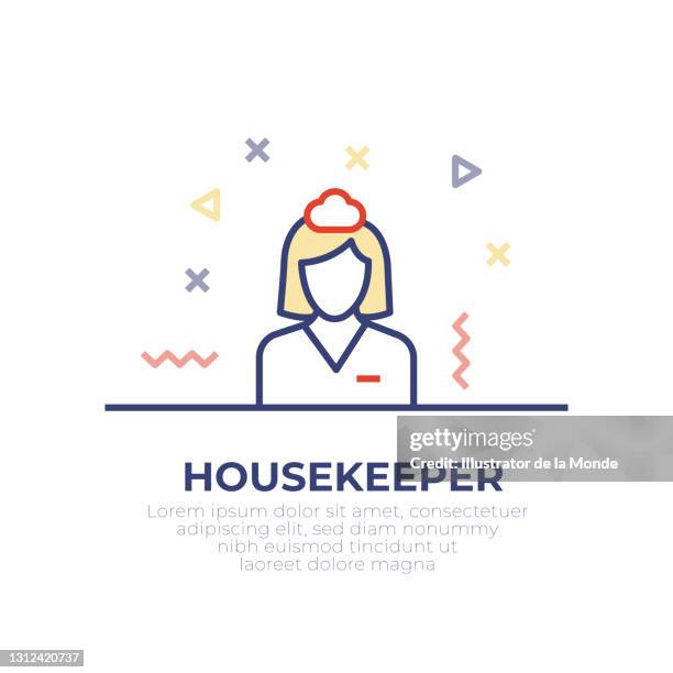 housekeeper outline icon design - sponge isolated stock illustrations