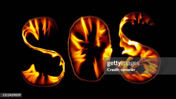 Sos Signalling Fire Sos Photos and Premium High Res Pictures - Getty Images