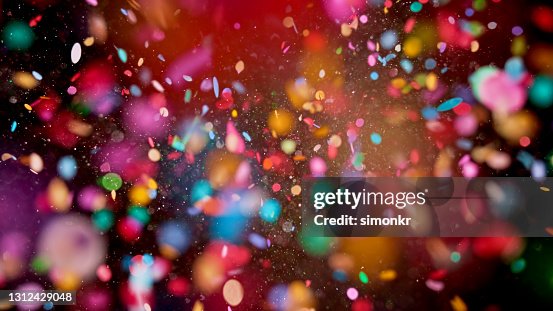 Close-up van confetti Close-up van confetti