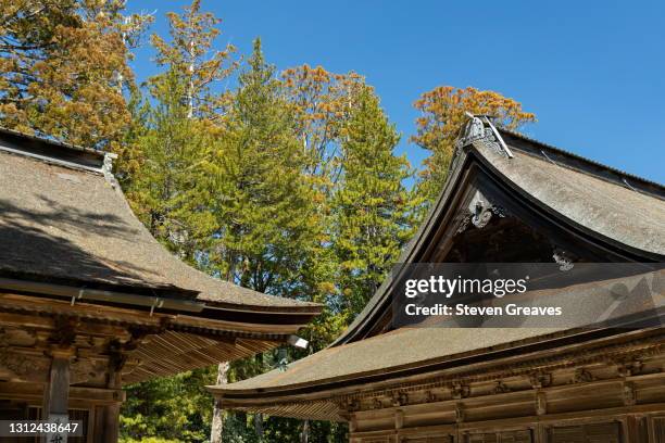 danjo-garan temple complex. - danjo garan ストックフォトと画像