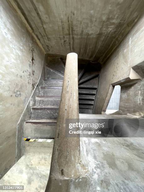 facade of the historical slaughterhouse in shanghai, china - 1933 stock-fotos und bilder