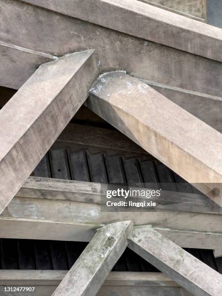 facade of the historical slaughterhouse in shanghai, china - 1933 - fotografias e filmes do acervo