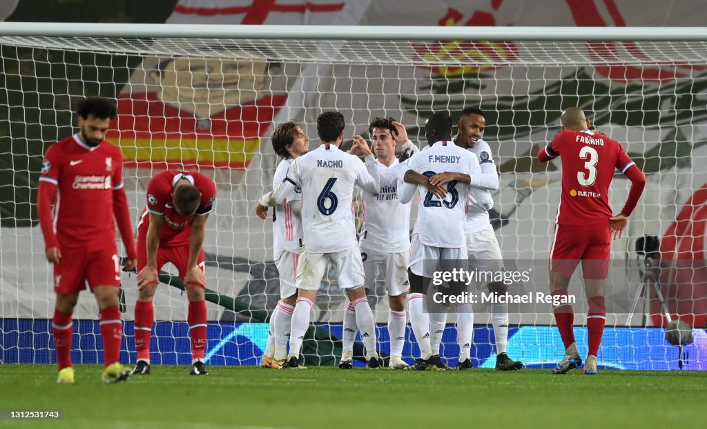 Liverpool FC v Real Madrid - UEFA Champions League Quarter Final: Leg Two