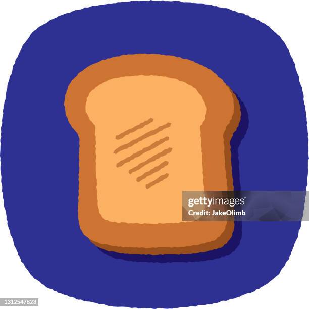 toast doodle 4 - sliced bread stock illustrations
