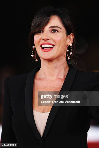 Luisa Ranieri attends the "La Kryptonite Nella Borsa" Premiere during the 6th International Rome Film Festival at Auditorium Parco Della Musica on...