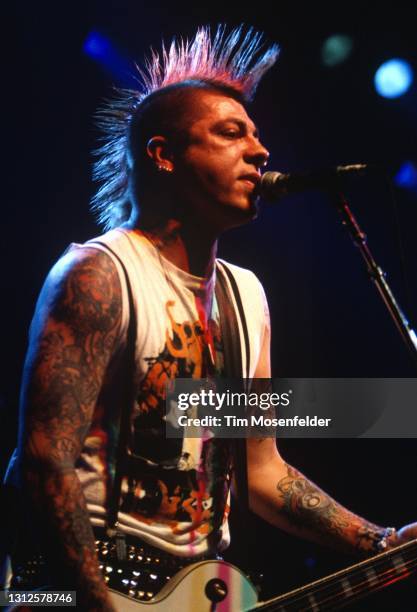 Lars Frederiksen of Rancid performs at The Fillmore on December 11, 1995 in San Francisco, California.