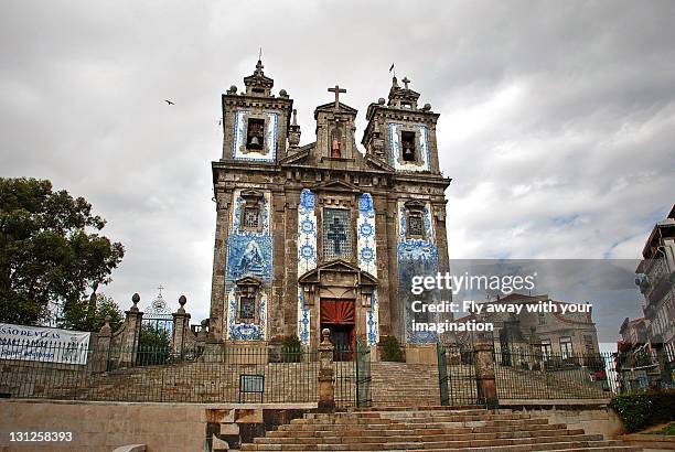 church of santo ildefonso, porto - santo ildefonso church imagens e fotografias de stock
