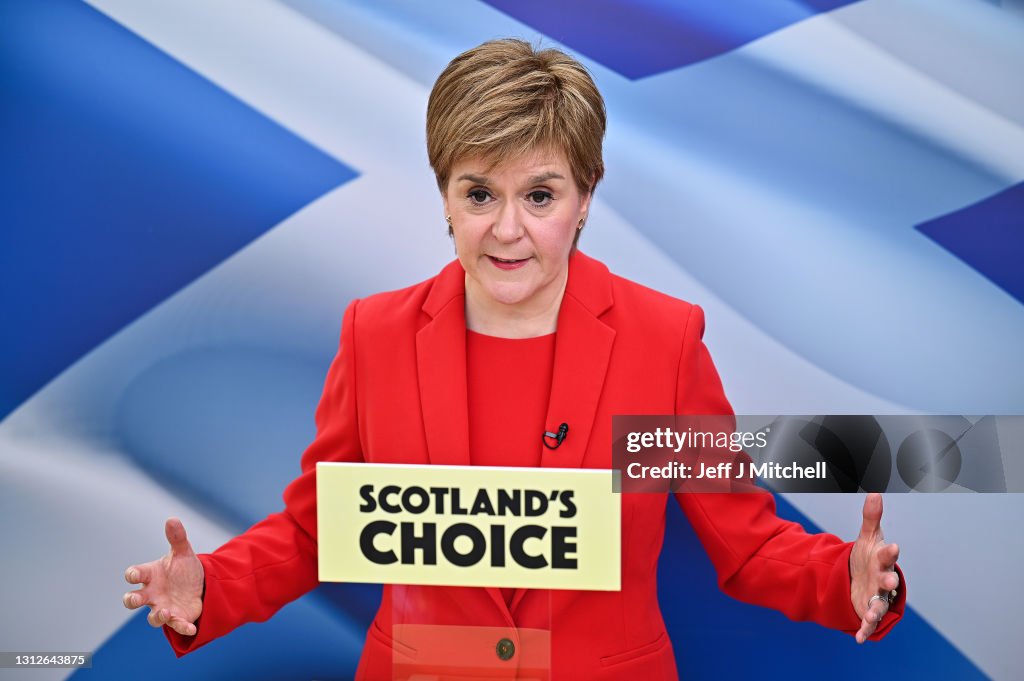 Nicola Sturgeon Launches The SNP Election Manifesto