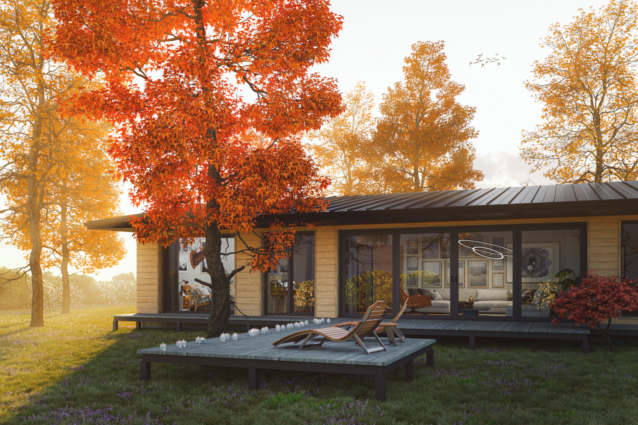 autumn terrace