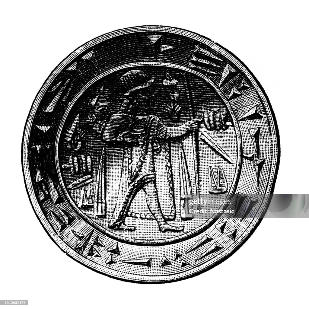Seal of Tarkasnawas, also known as the "Tarkondemos seal", with cuneiform inscription "tar-kaš-ša-na-wa"