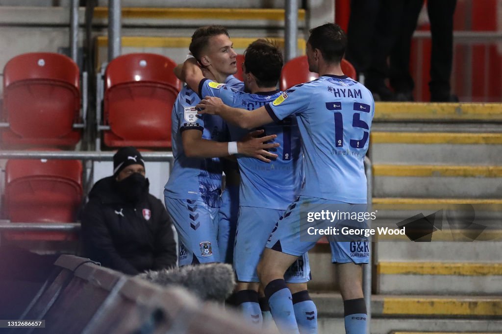 Rotherham United v Coventry City - Sky Bet Championship