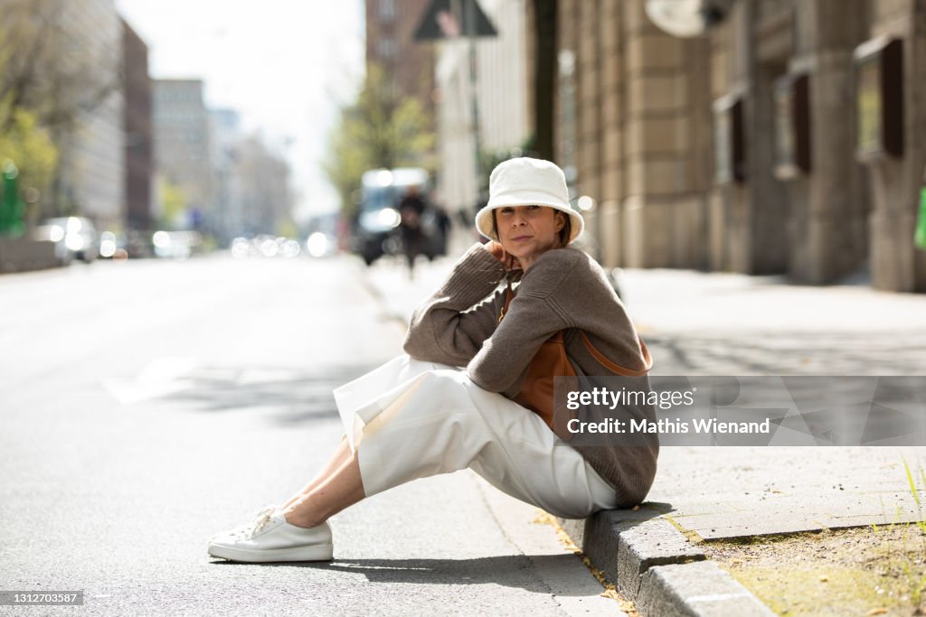 Patricia Wirschke Street Style Shooting In Dusseldorf