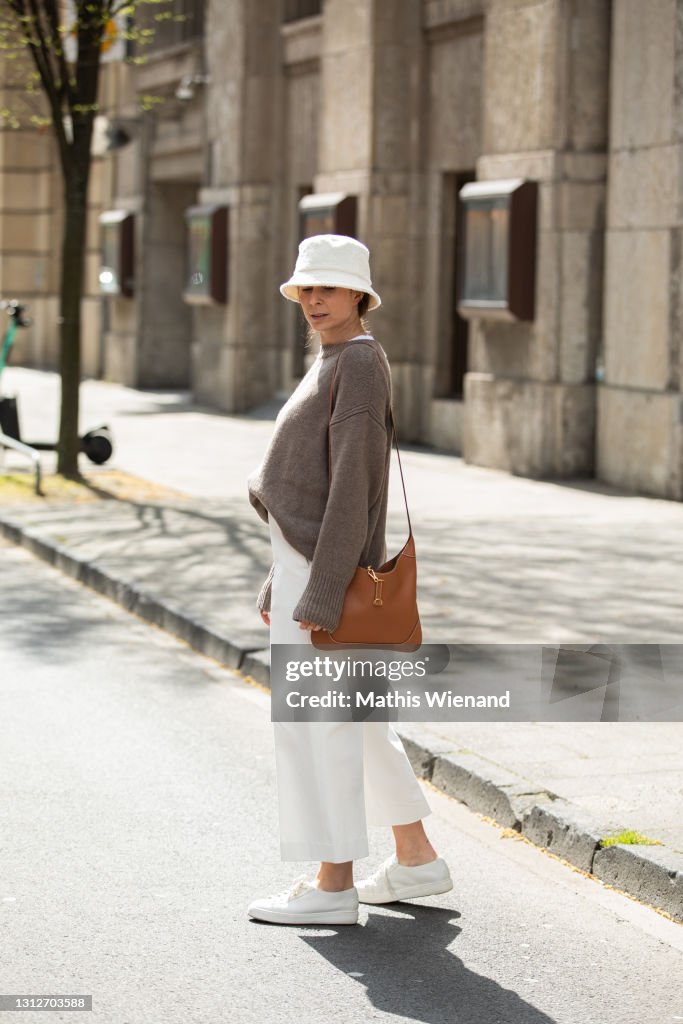 Patricia Wirschke Street Style Shooting In Dusseldorf