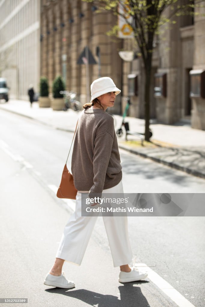 Patricia Wirschke Street Style Shooting In Dusseldorf