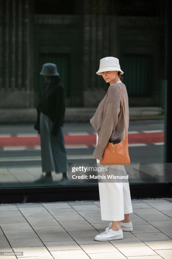 Patricia Wirschke Street Style Shooting In Dusseldorf