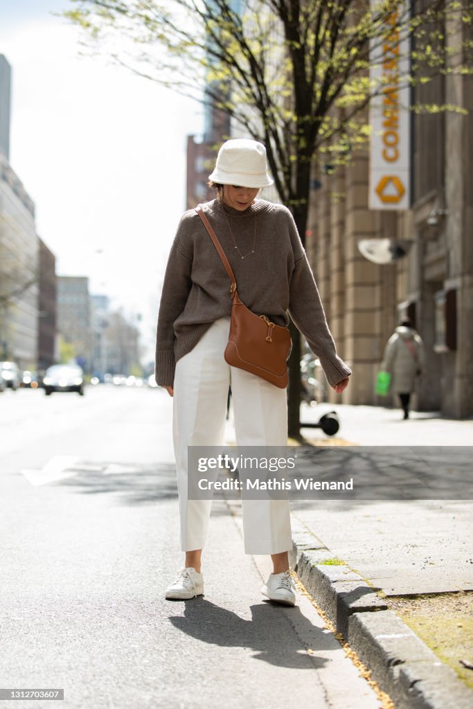 Patricia Wirschke Street Style Shooting In Dusseldorf