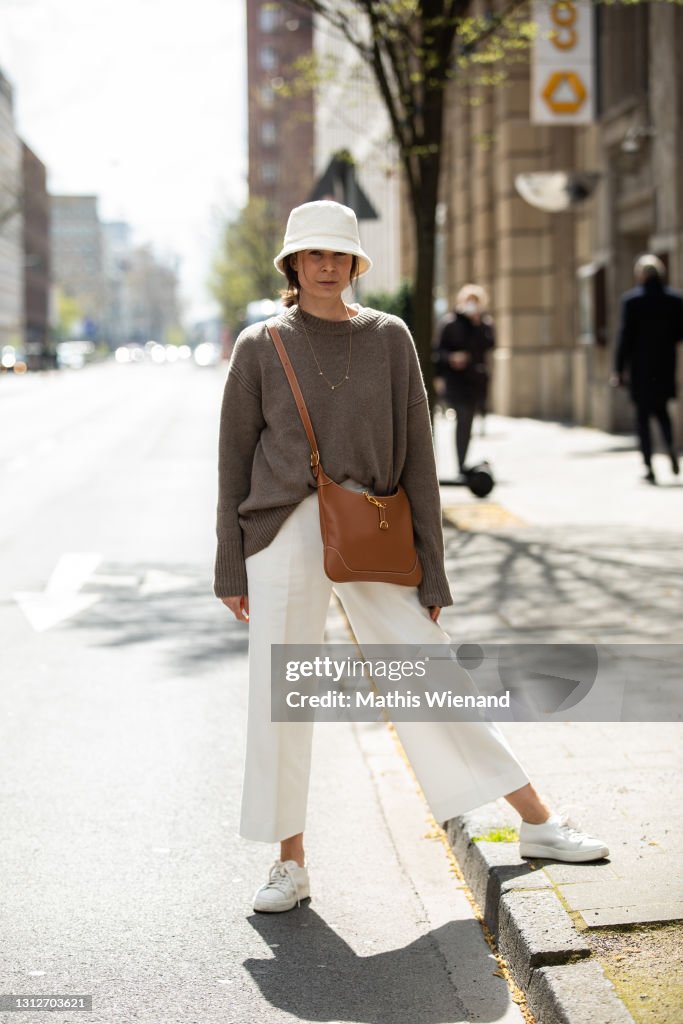 Patricia Wirschke Street Style Shooting In Dusseldorf