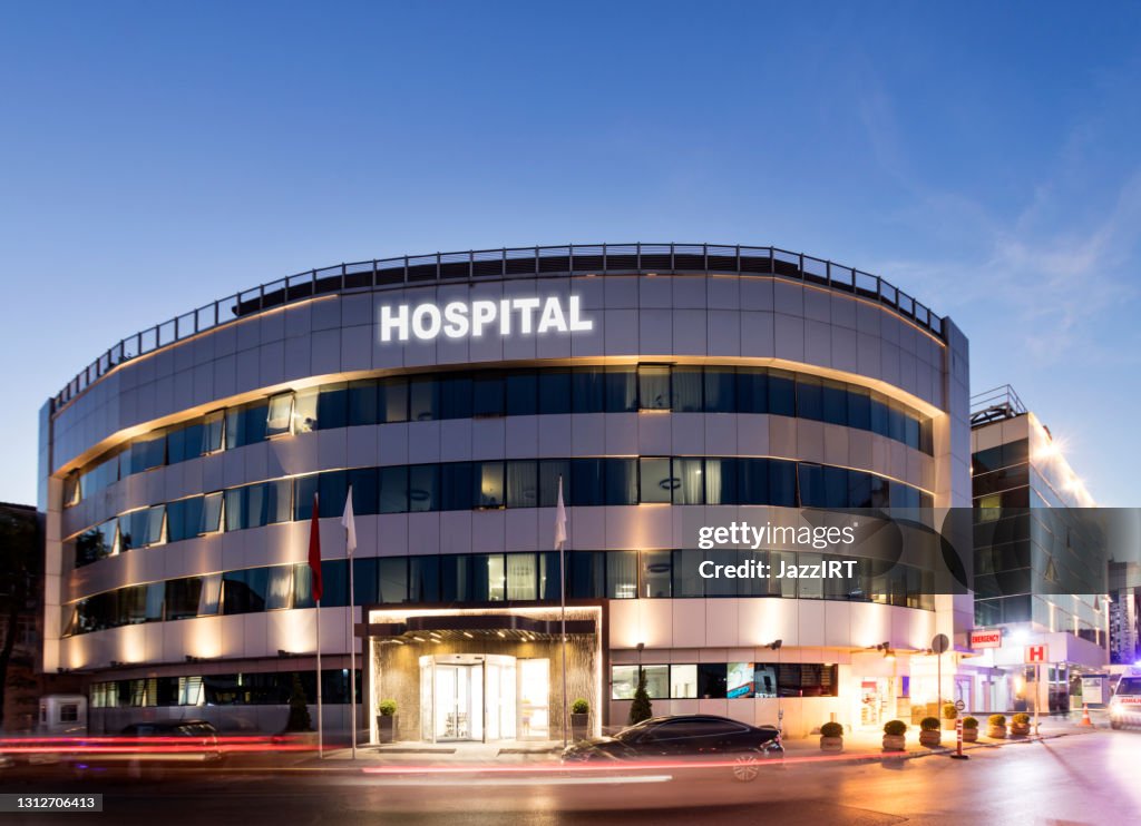 Modern Hospital Building