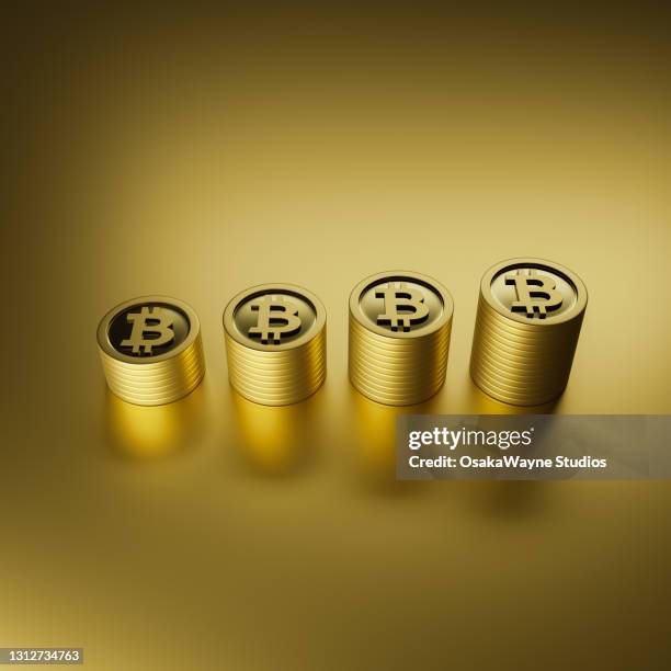 Bit Coin Stack 1,513 Coin Stack 3d Stock Photos, High-Res Pictures, and Images - Getty ...