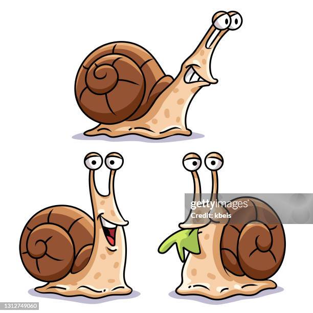 有趣的蝸牛 - escargot 幅插畫檔、美工圖案、卡通及圖標