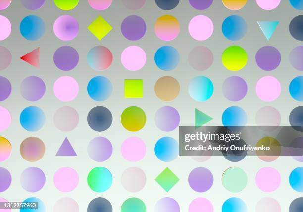 abstract pattern made out of geometrical shapes - colour and abstract and impact not people stock pictures, royalty-free photos & images