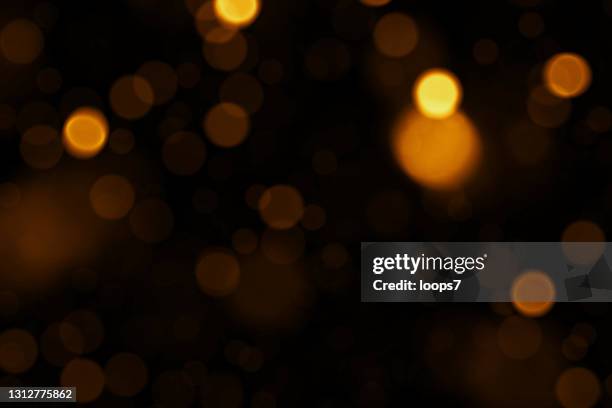 blurred golden lights - defocussed stock illustrations