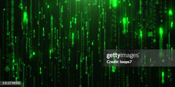 binary code background - application security abstract stock illustrations