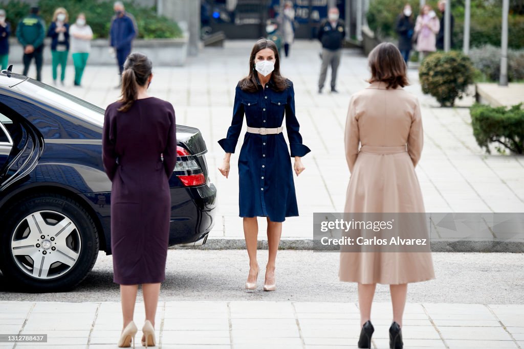 Queen Letizia Attends A Meeting About The Role Of Women In The Internationalization Of The Spanish Economy