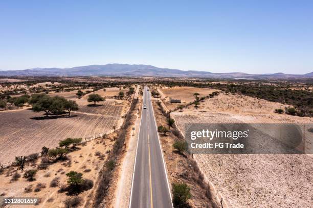 high angle view of road in guanajuato, mexico - mexican culture stock pictures, royalty-free photos & images