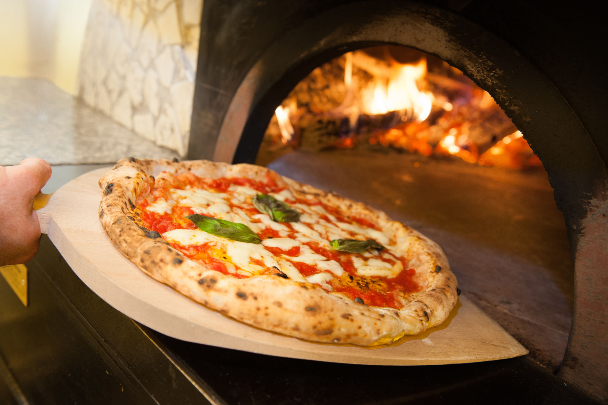 wood fired pizza