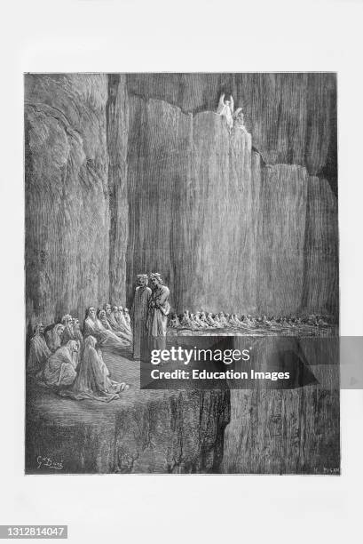 Gustave Dore, The Divine Comedy, La Divina Commedia, Purgatorio, canto XIII, v. 139-140, print etching, .