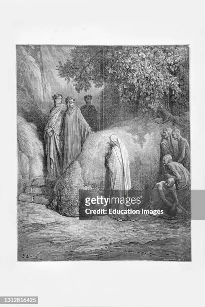 Gustave Dore, The Divine Comedy, La Divina Commedia, Purgatorio, canto XXIII, v. 52-54, print etching, .