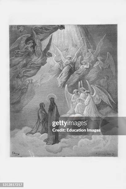 Gustave Dore, The Divine Comedy, La Divina Commedia, Paradiso, canto XX, v. 10-13, printed etching, .