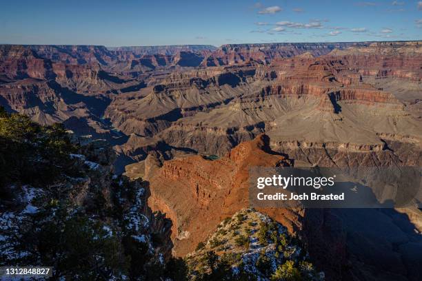 View from Mohave Point at the Grand Canyon on January 09, 2021 in Grand Canyon Village, Arizona.
