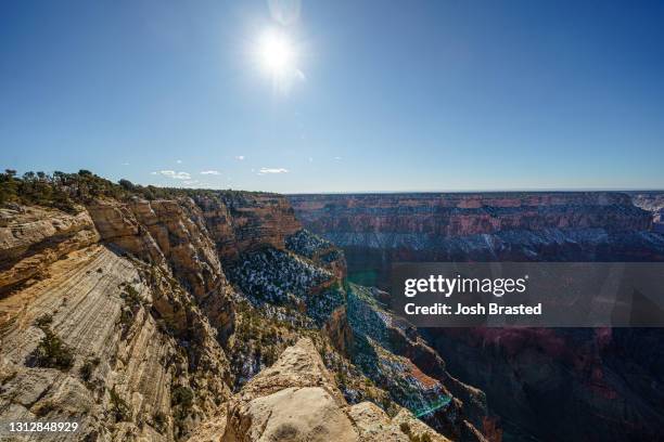 View of the south rim of the Grand Canyon on January 09, 2021 in Grand Canyon Village, Arizona.